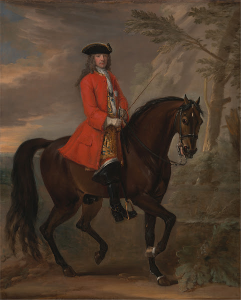 Portrait of a Man on Horseback ca 1740