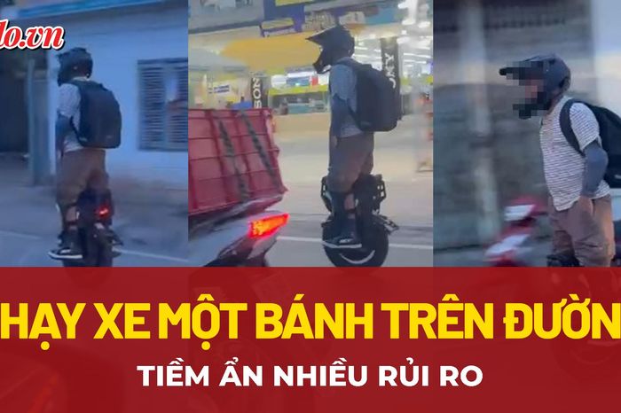 Hiểm họa khó lường từ trào lưu chạy xe một bánh trên đường - Báo Pháp Luật TP.HCM