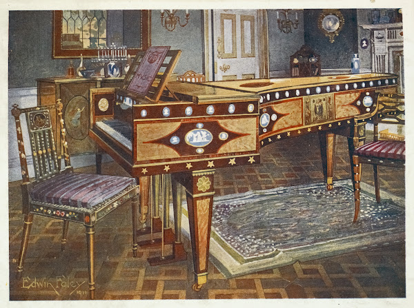 Late eighteenth century decorative furniture 1910   1911