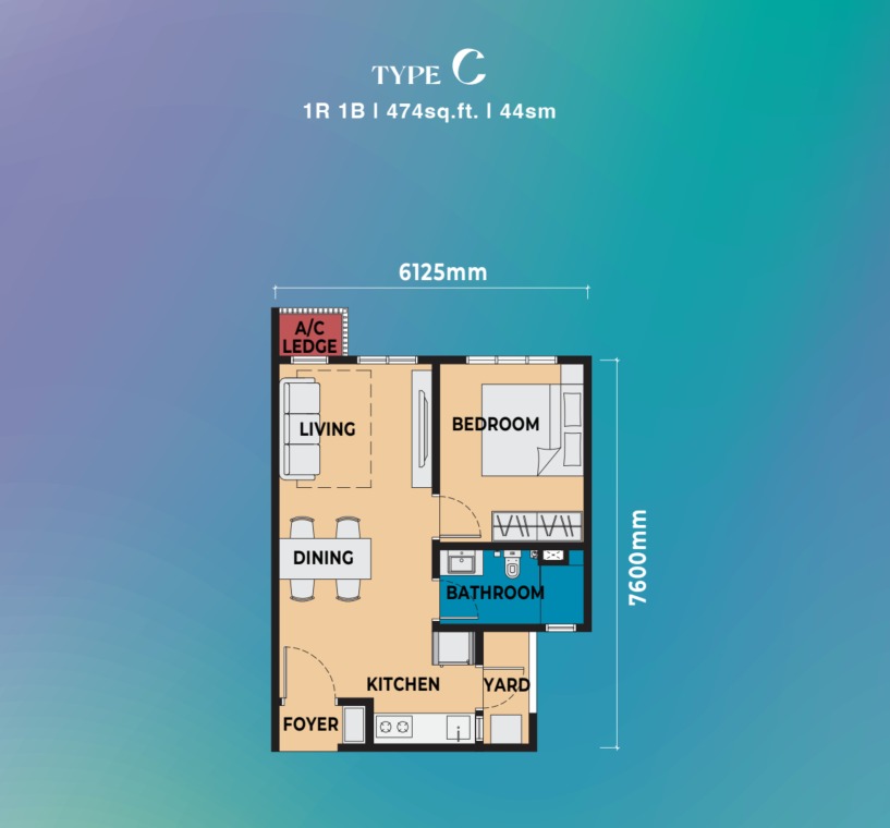 Causewayz Square (Dover Tower - Tower D) — 戶型圖