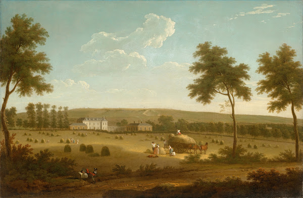 A South east view of Leybourne Grange Kent 1737