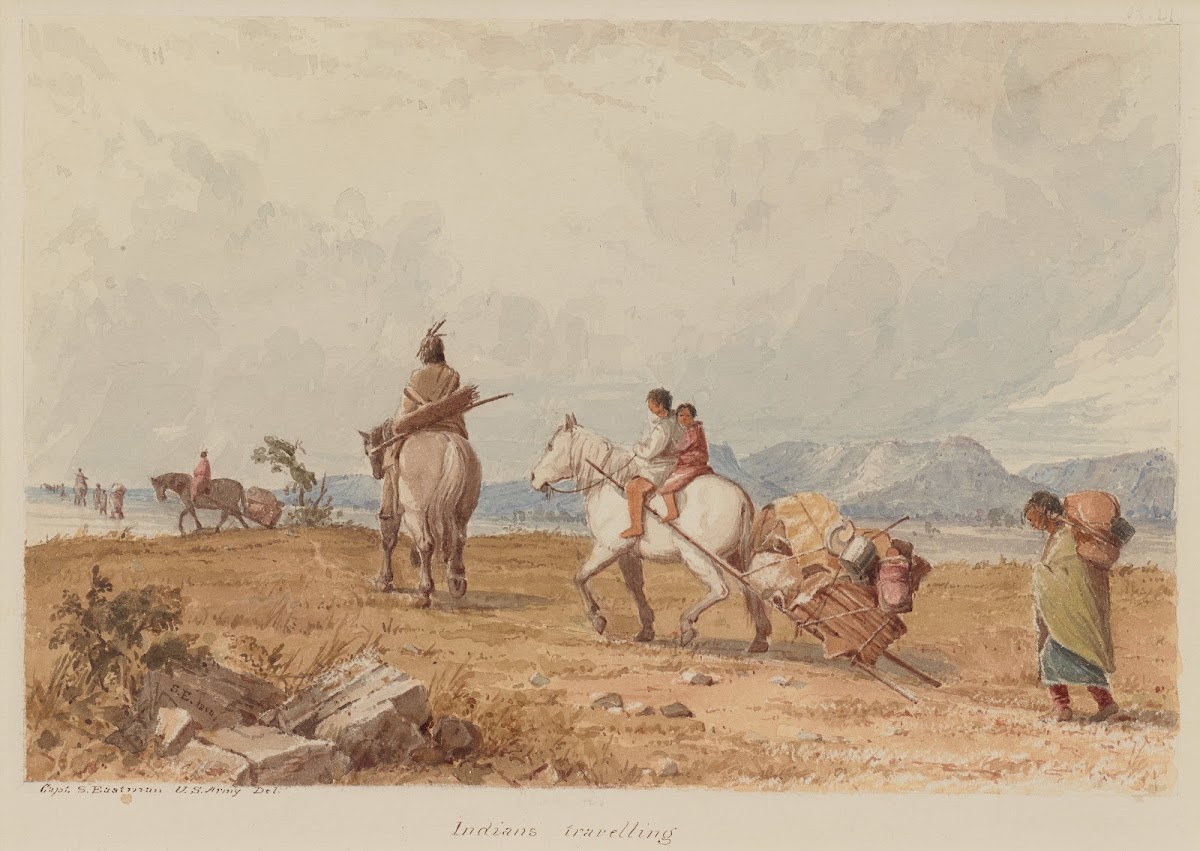 Indians Travelling 1850