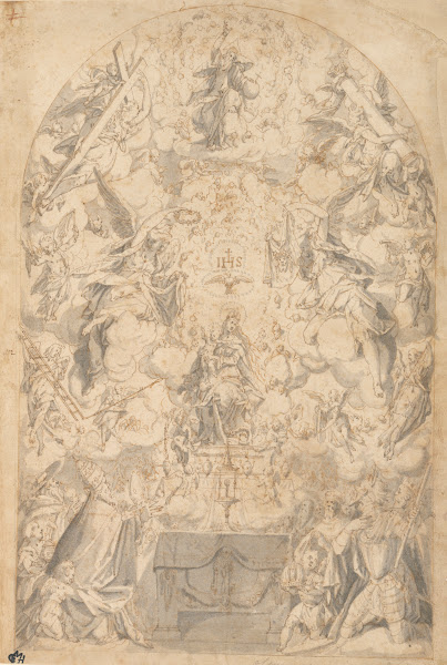 Madonna and Child with Angels Bearing Symbols of the Passion 1583