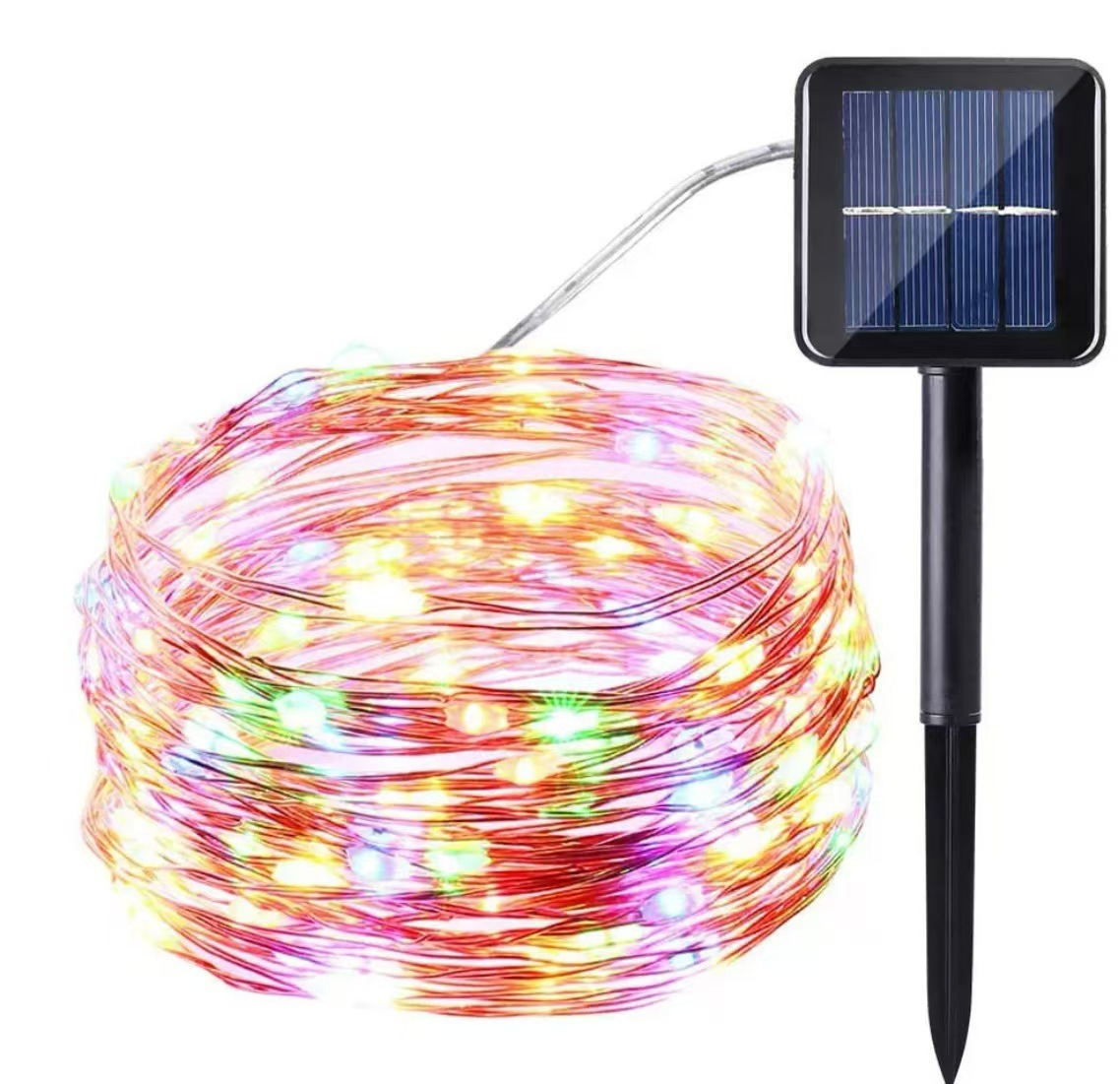 LED Copper Wire String Light with Remote Control and 8 Functions