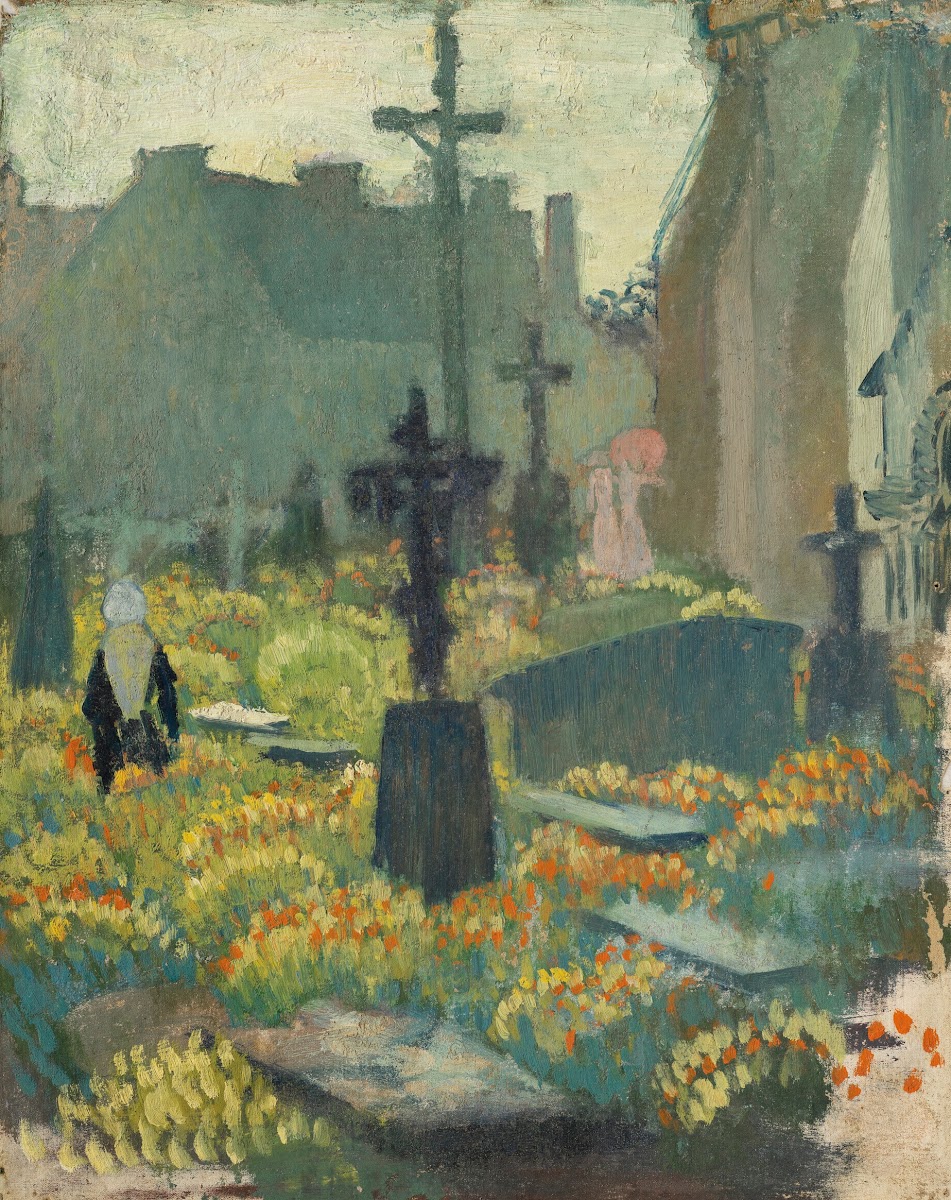 Cimetière en fleurs before 1892