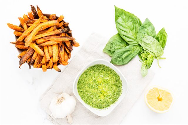Sốt Aioli Húng Quế Trứng Tỏi