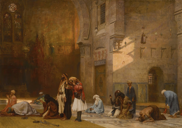 Prayer in the Mosque Cairo 1876