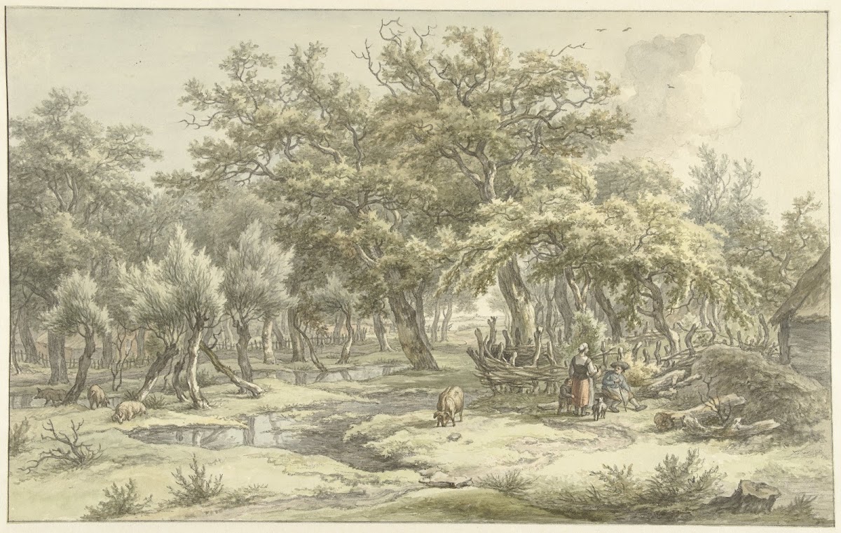 Landschap bij Eext Drenthe 1793