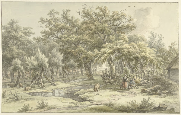 Landschap bij Eext Drenthe 1793