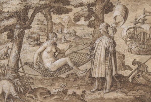 Allegory of America ca 158789