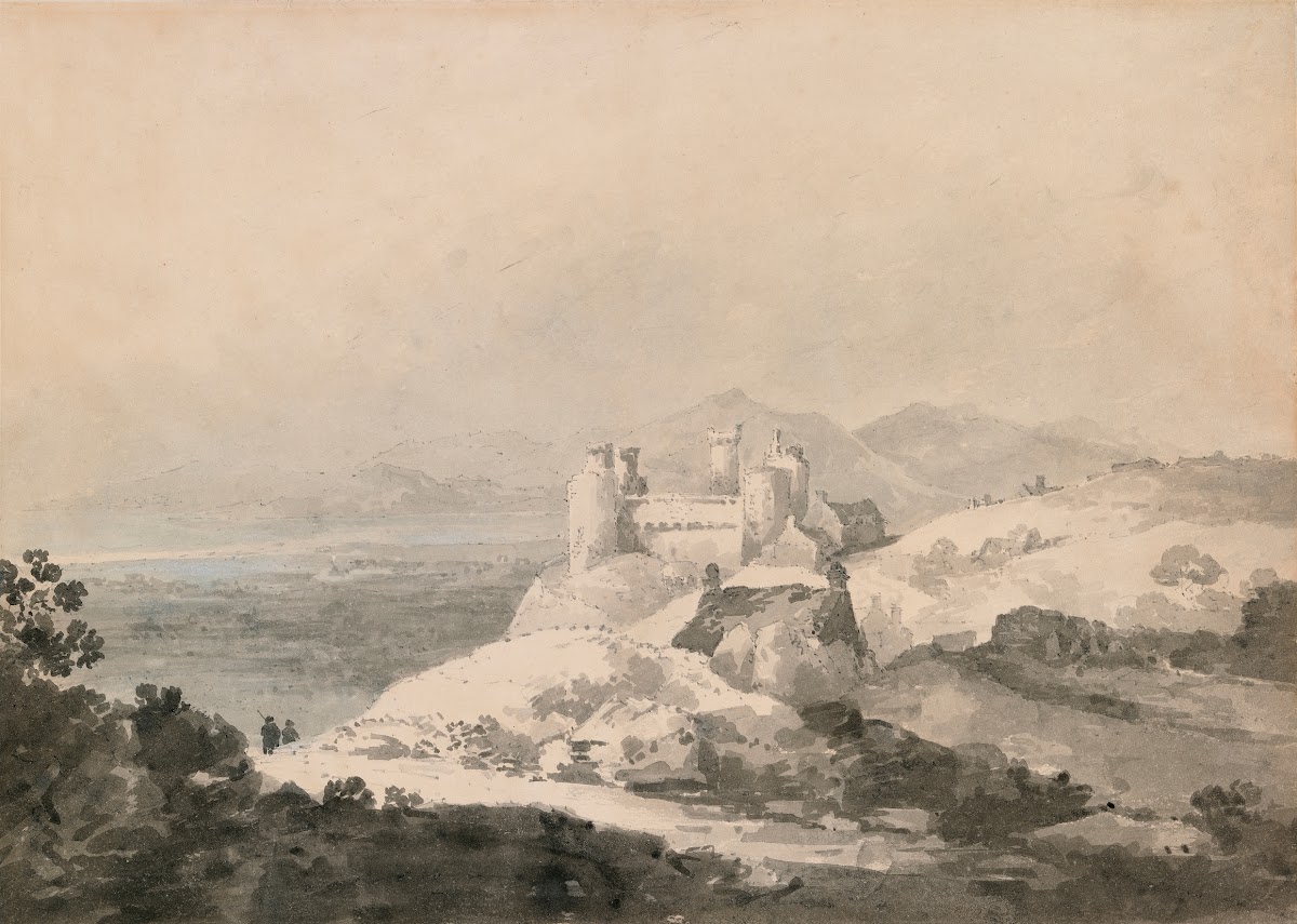 Harlech Castle Wales from the South 1794 1797