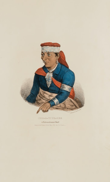 KEE O TUCK KEE A Pottowattomie Chief 1835