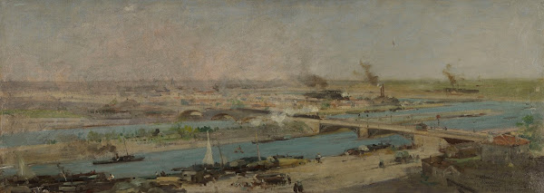 Vue dAlfortville prise des hauteurs de Charenton 1896