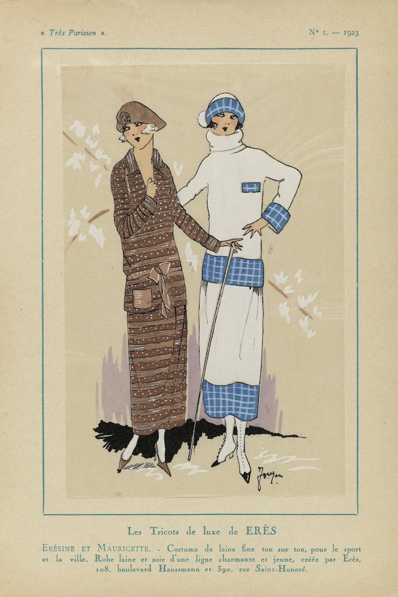 Les Tricots De Luxe De Erès 1923