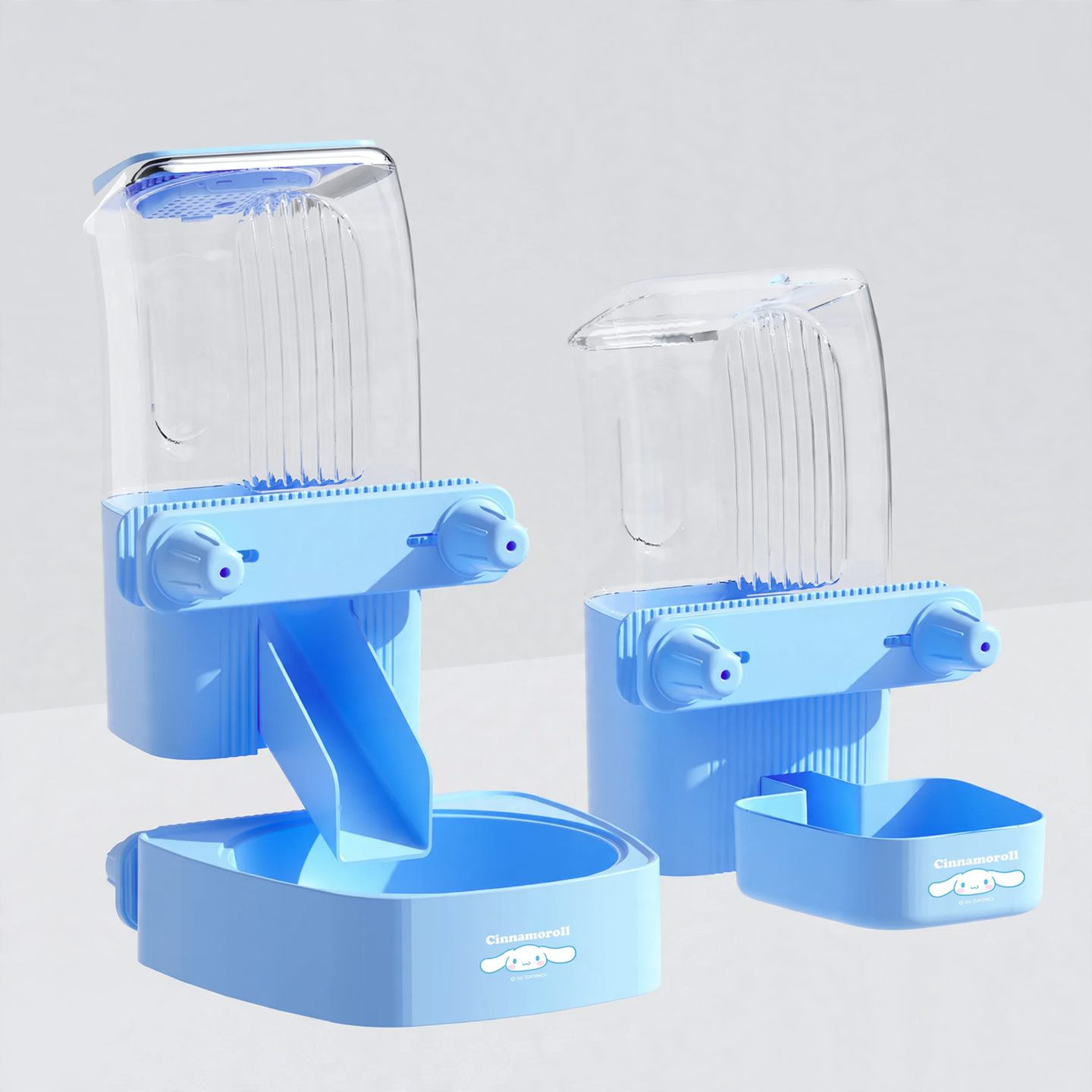 Hanging pet water bowl and feeder