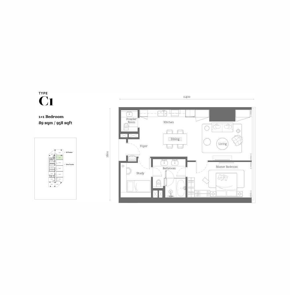 Jewel by Oxley KL City Centre floor plan