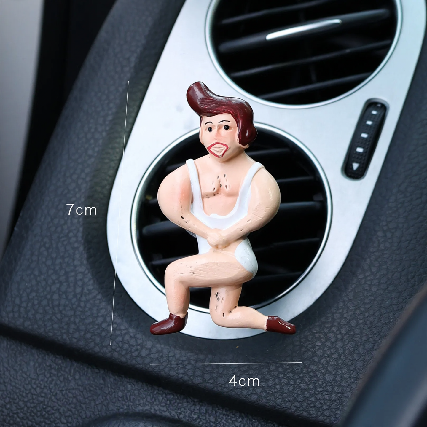 Resin fragrance clip for car ventilation, sports motifs