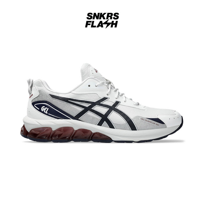ASICS GEL QUANTUM 180 LS WHITE MIDNIGHT - 1201A993103 - Size 42.5