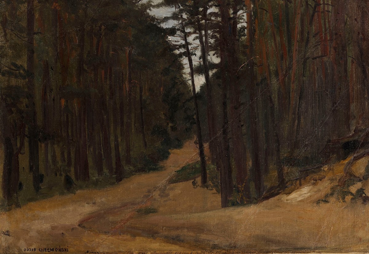 Road in the Forest sketch 1891