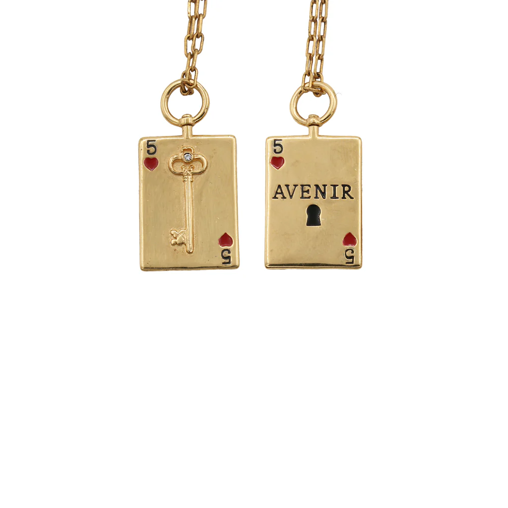 Колье Sacha  карта Ключ AVENIR "Будущее"
