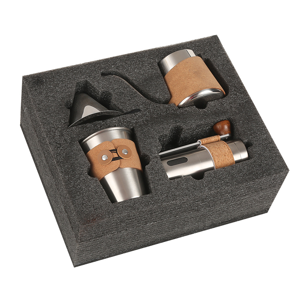 Pour-over Coffee Set, Stainless Steel, 14–15 Pieces
