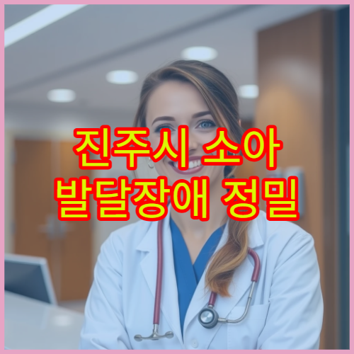 진주시 소아 발달장애 정밀 검사와 조기 진단 상담 병원 안내