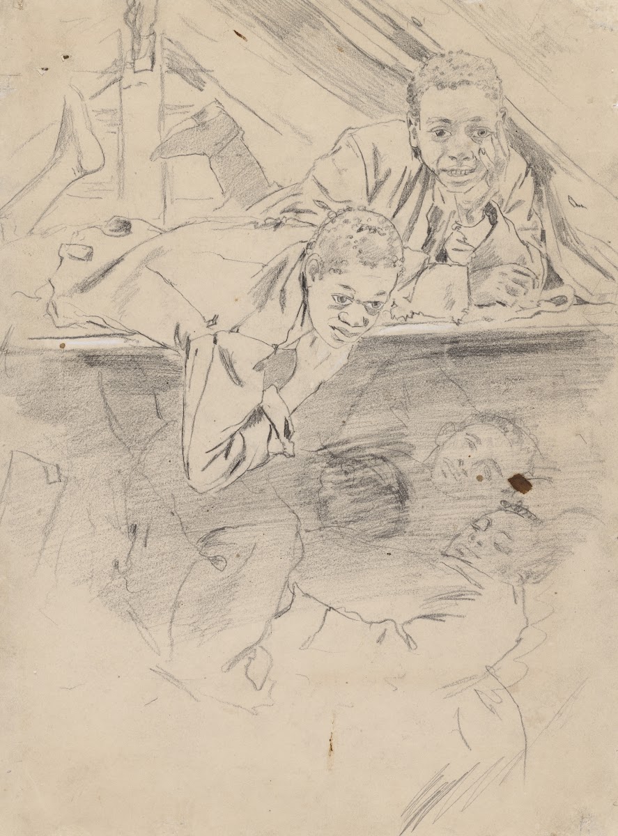 Study for Army Boots verso 1865