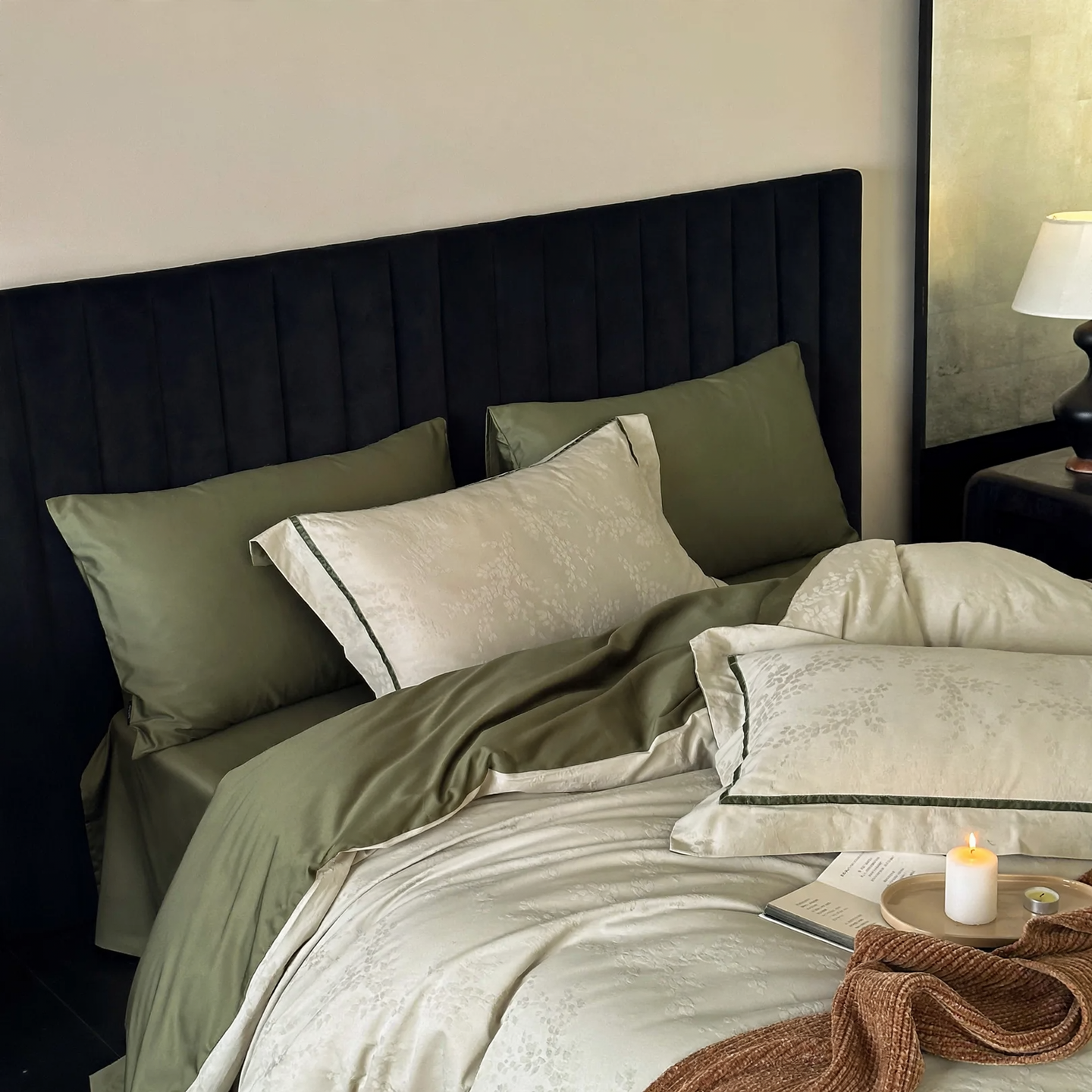 Long-staple cotton bedding, 100s, Jacquard