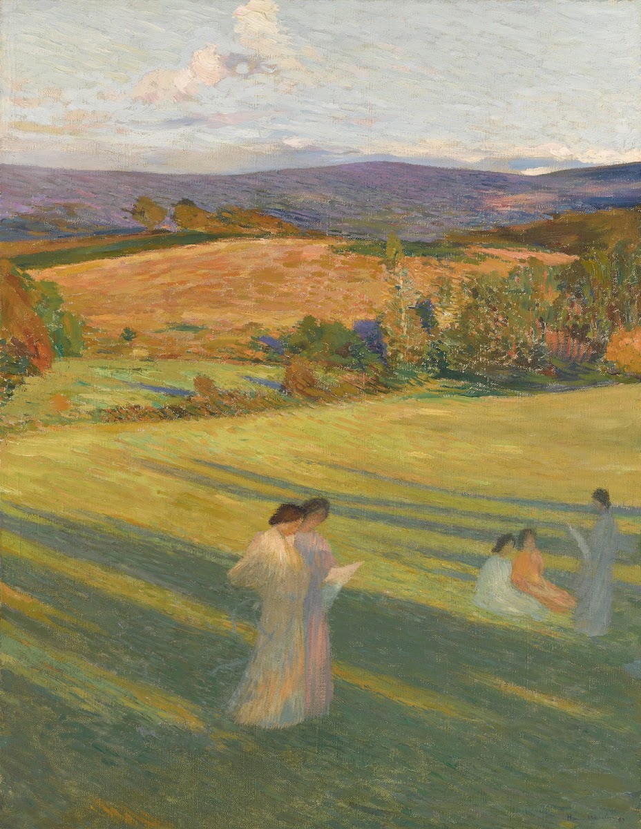Muses dans un paysage 1897
