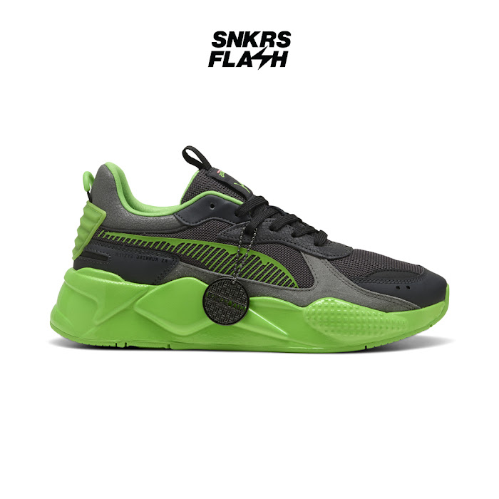 PUMA RS X TMNT BLACK LEAFY GREEN - Size 46