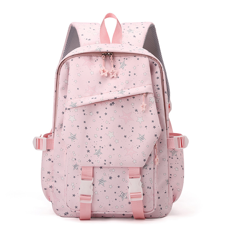 Large backpack made of breathable polyester