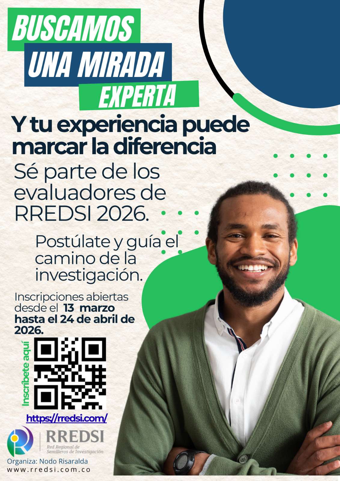 Convocatoria Evaluadores RREDSI