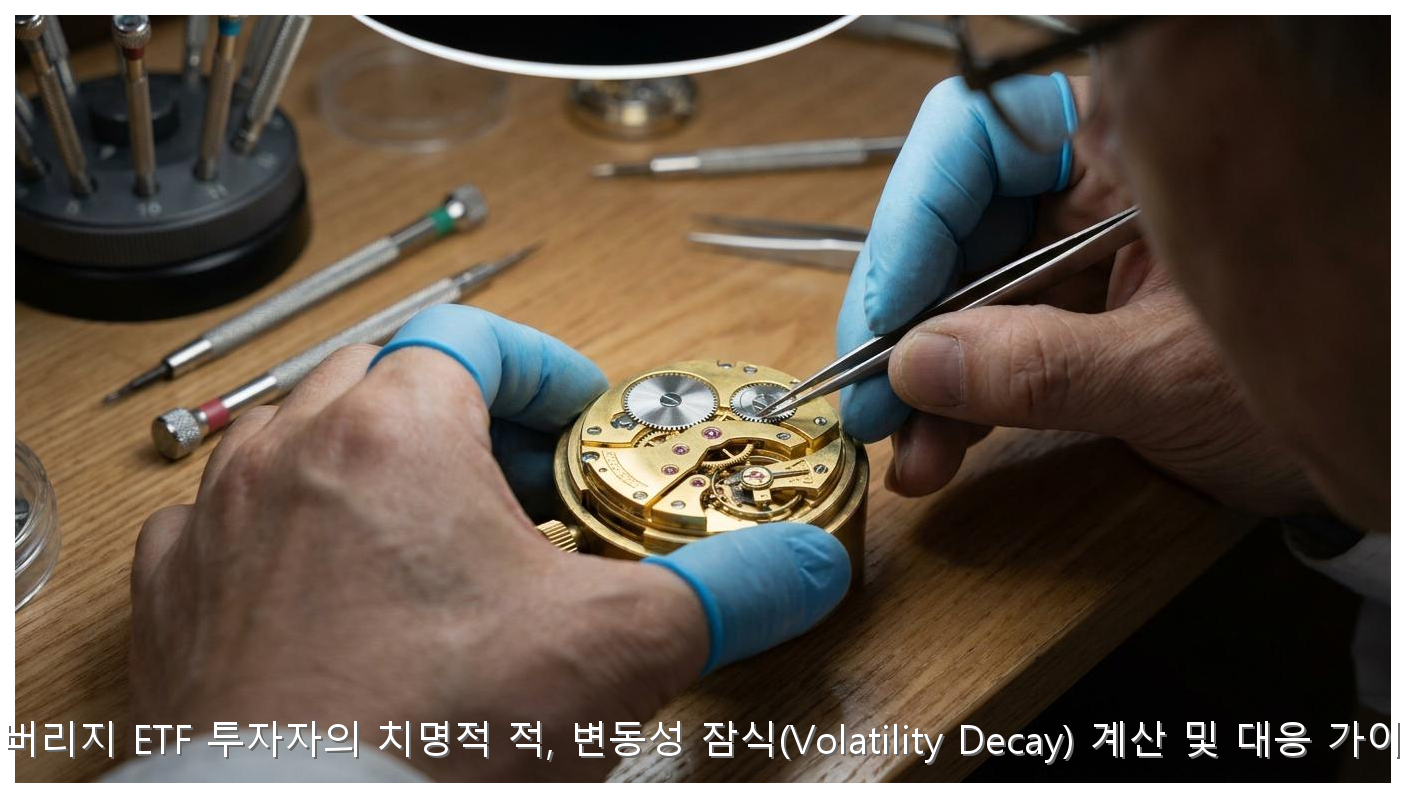 레버리지 ETF 투자자의 치명적 적, 변동성 잠식(Volatility Decay) 계산 및 대응 가이드 핵심 안내 및 분석 인포그래픽 (5)