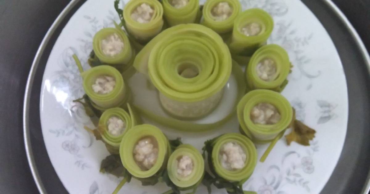 Bầu cuộn thịt_BLW