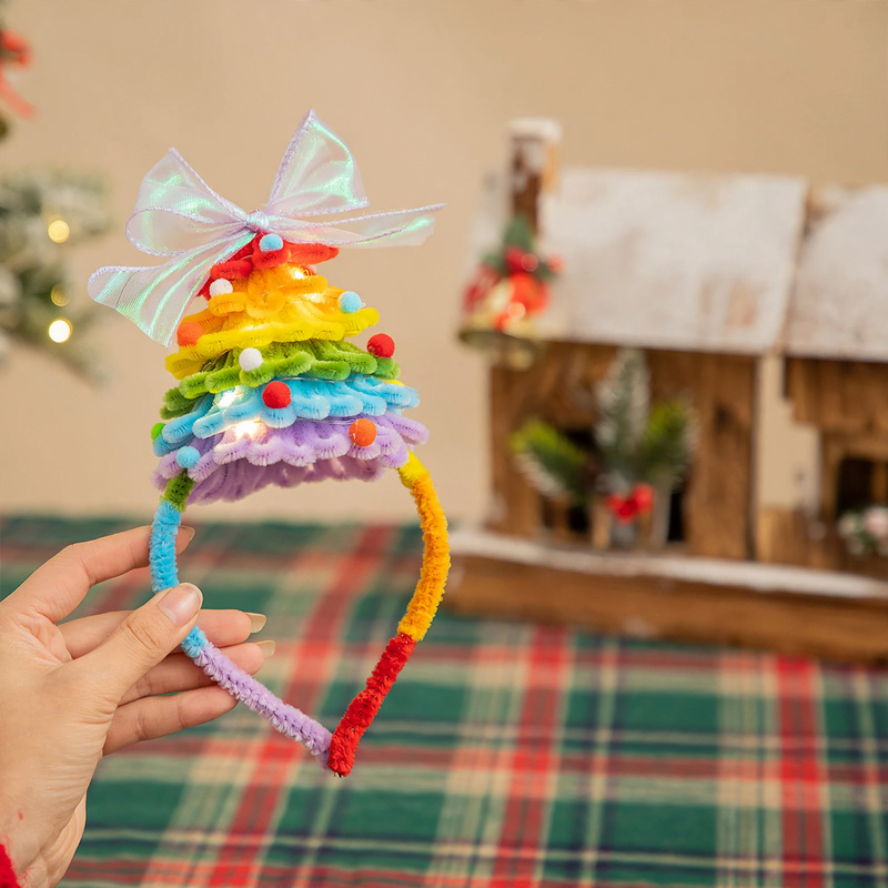 DIY Wooden Christmas Tree Kit, 12x28 cm
