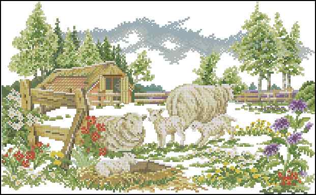 CMP 400604 Sheep On The Farm