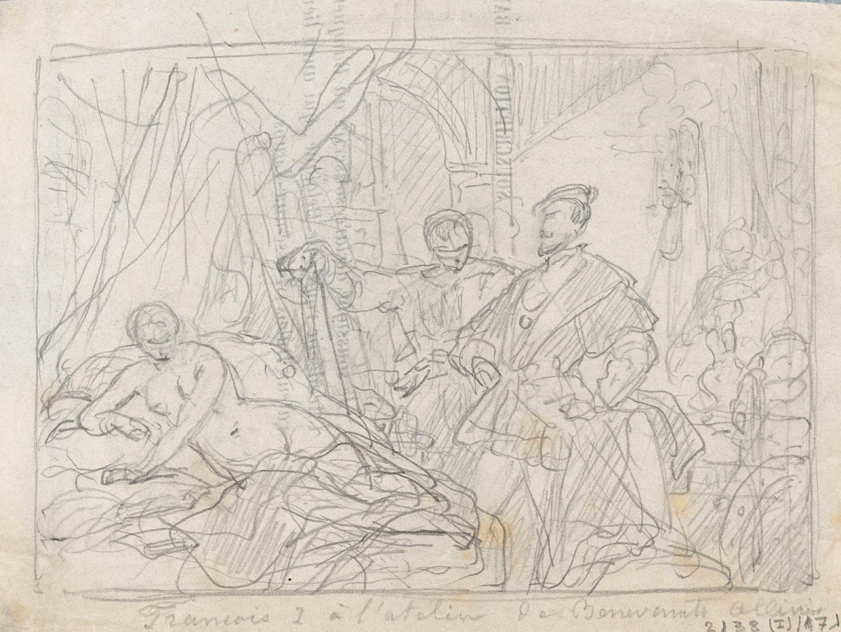 Francis I of France Visiting Benvenuto Cellinis Studio