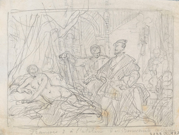 Francis I of France Visiting Benvenuto Cellinis Studio