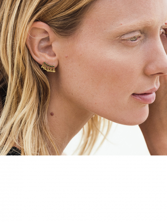 Каффы с подвесками колокольчики ANTIQUE GOLD