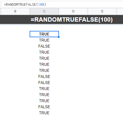 RandomTrueFalse