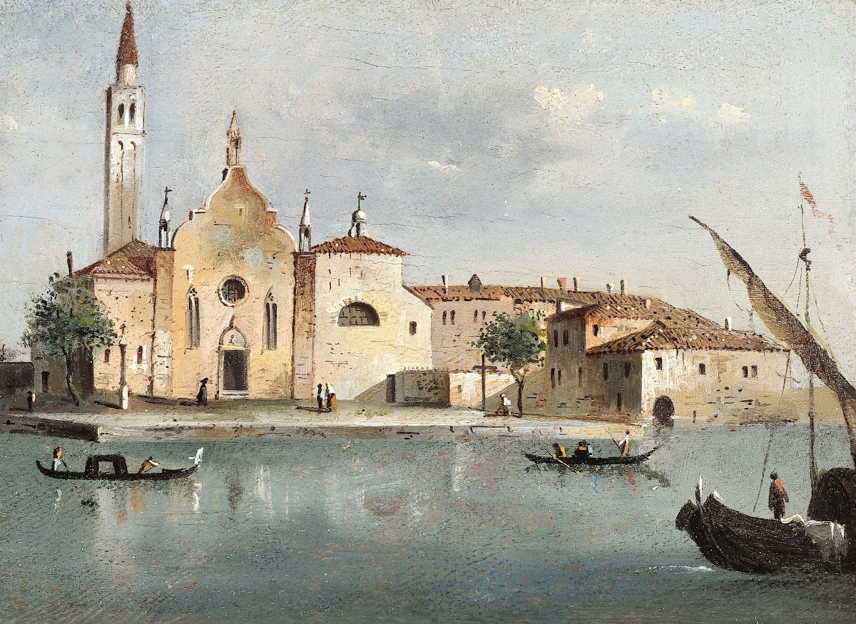 Vue de lîle de Santa Maria delle Grazie