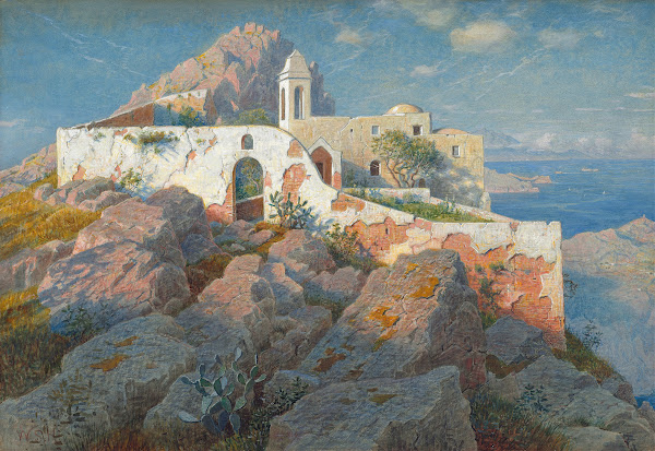 Santa Maria a Cetrella Anacapri c 1892
