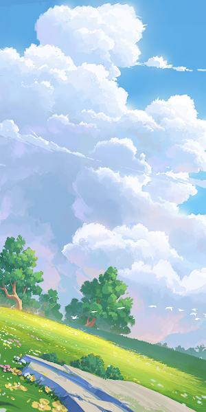 Landscape, Fantasy, Illustration, Deer 4K Wallpaper Background