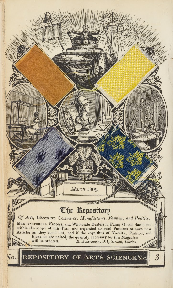 The Repository of Arts Literature Commerce Manufactures Fashions and Politics 1s