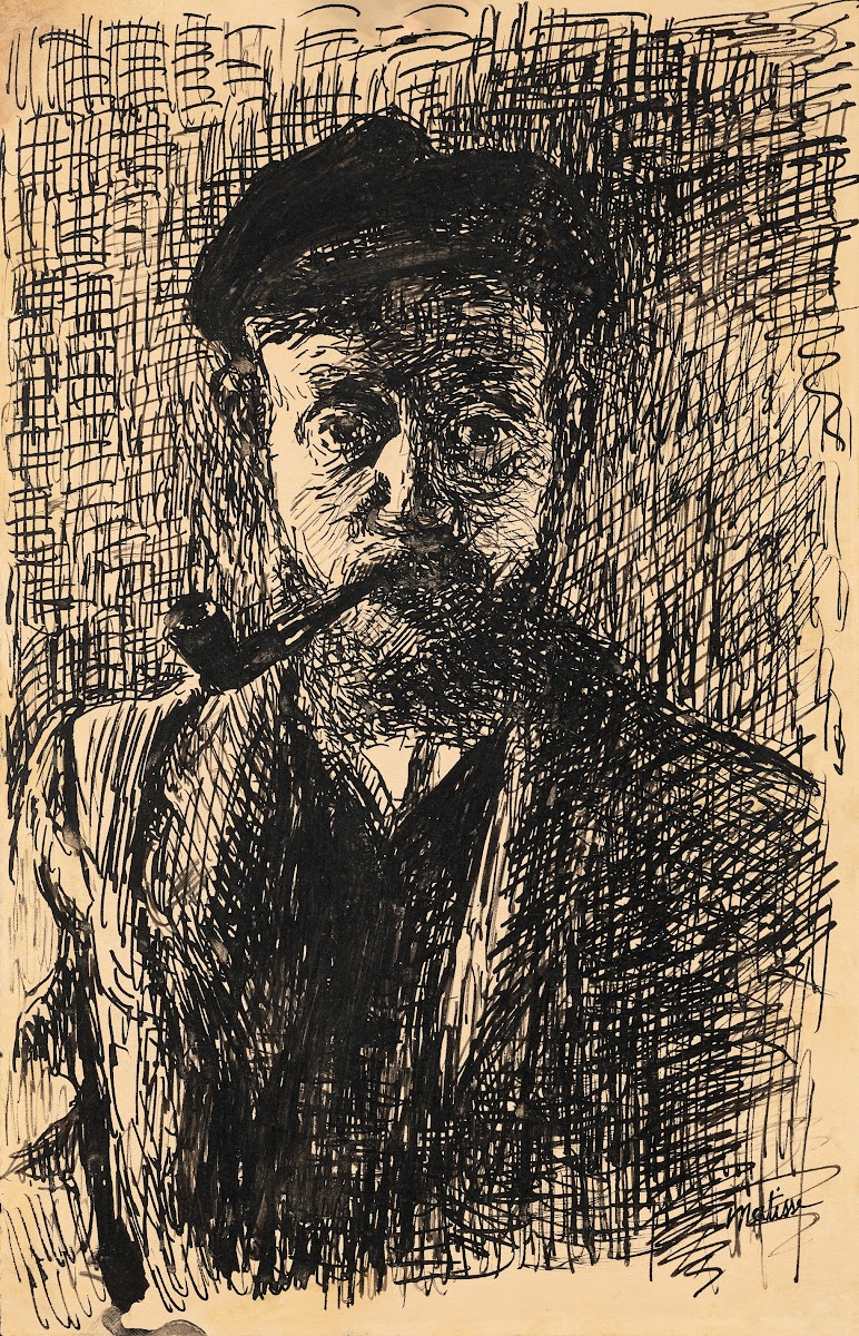 Autoportrait À La Pipe 1900
