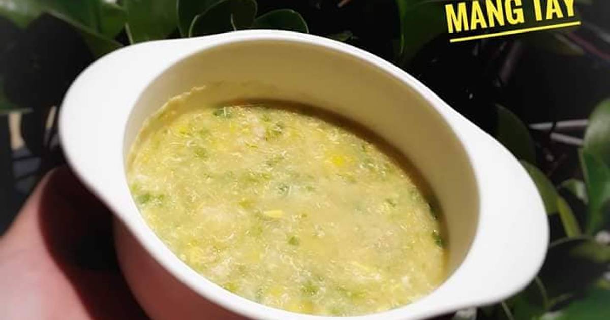 Súp tôm bắp măng tây - ăn dặm cho bé