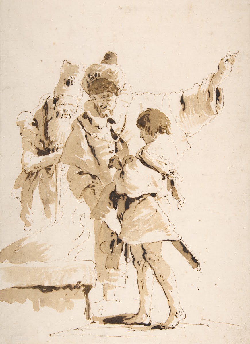Scherzo di Fantasia Two Standing Orientals and a Standing Youth with a Sword 169