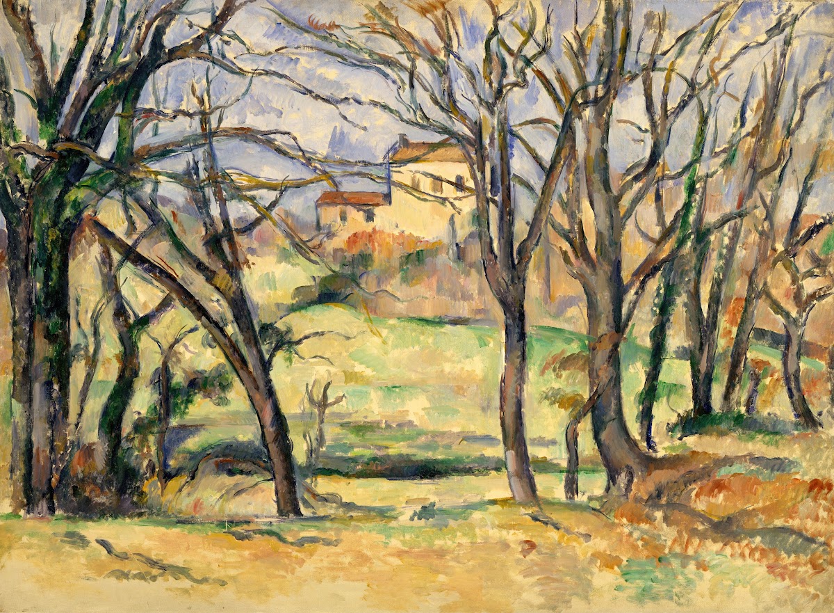 Trees and Houses Near the Jas de Bouffan 188586
