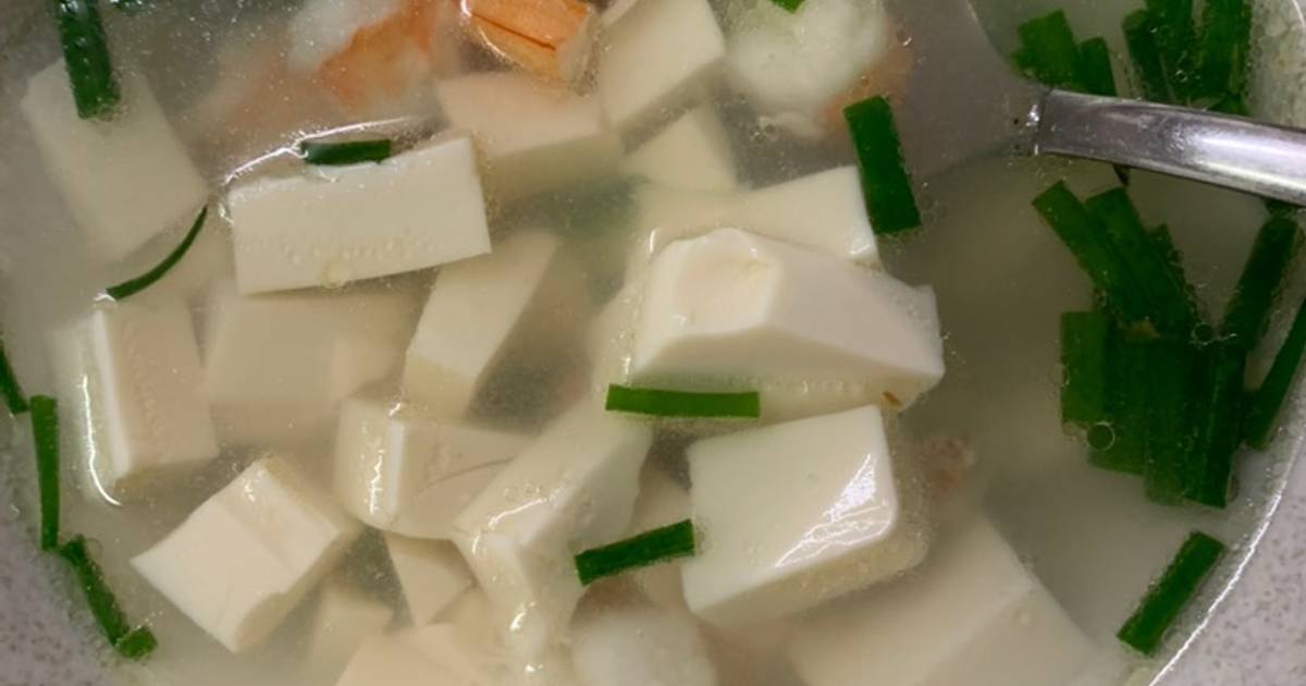 Canh tôm sú phỉ thúy