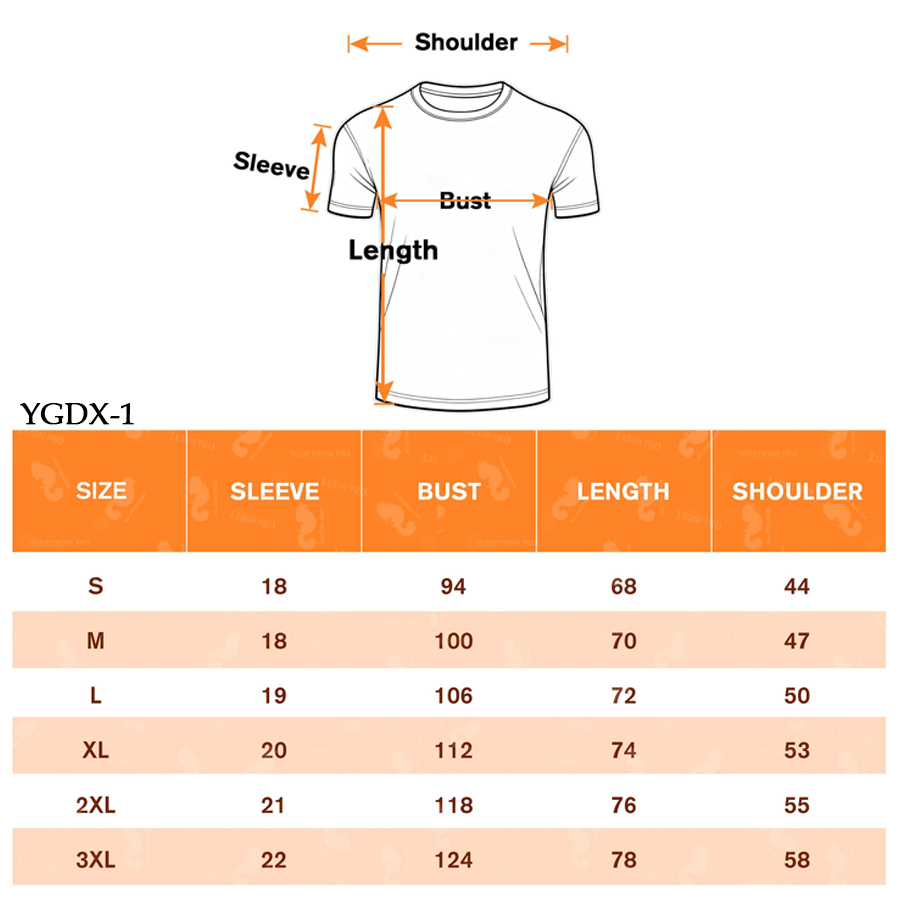 AOP 2D Luminous Short Sleeve Single Sided Print